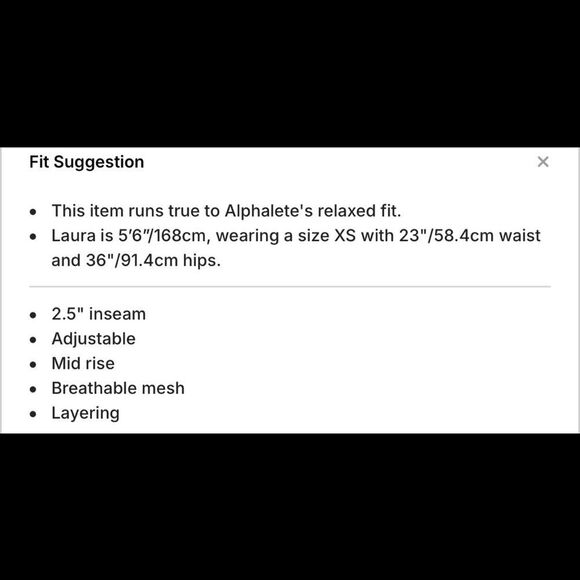 Alphalete Margo Mesh Shorts Black Small NEW Gym Workout - Picture 13 of 13